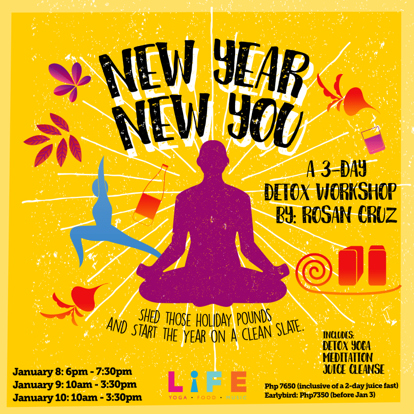 A weekend yoga detox designed to shed pounds gained over the holidays combining kundalini yoga and meditation with a two-day cleansing program. 